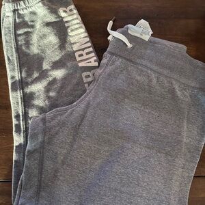 Under Armour Gray Joggers with White Logo